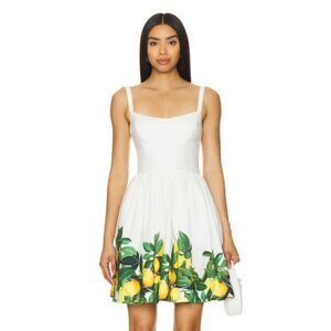 NWT Amanda Uprichard Napoli Sun Dress in Lemonhead Medium